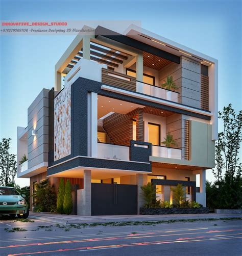 Freelance Designer Modern House Elevation Duplex House Design