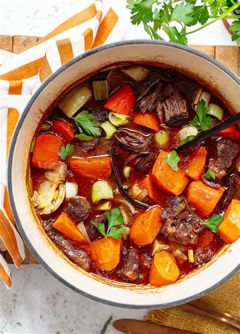 French Beef Stew with Red Wine - Familystyle Food