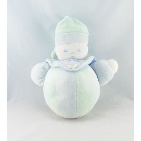 Doudou Lutin Boule Bleu Vert Sucre D Orge