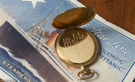 Gold Watch Bought By Titanic Survivors In 1912 Could Sell For 50 000