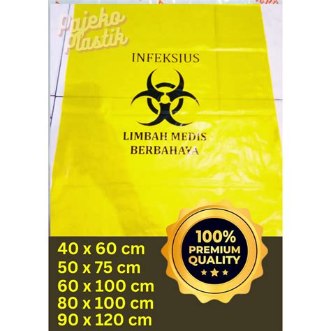 Pajeko Plastik Plastik Kuning Limbah Sampah Medis Premium Biohazard