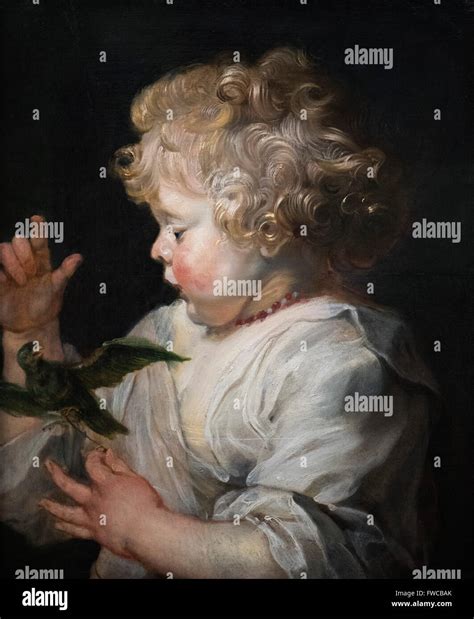 Peter Paul Rubens 1577 1640 Child Playing With A Bird Ca 1630