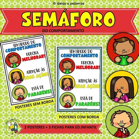 Sem Foro Do Comportamento P Steres Fichas Para Educa O