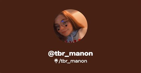 Tbr Manon Instagram Tiktok Linktree