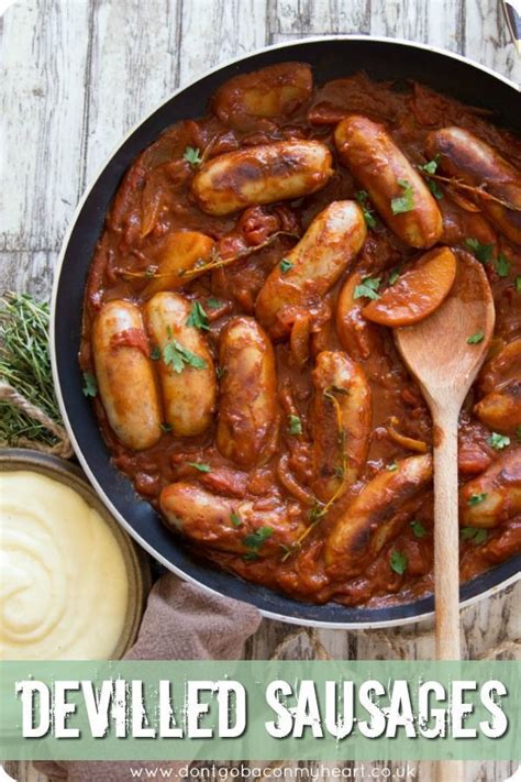 This Devilled Sausages Recipe Is The Ultimate Comfort Food Cooked In One Pan With A Rich And