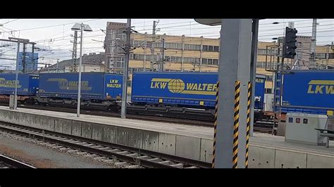 Gysev Vectron Mit Einem Lkw Walter G Terzug In Linz Hbf Youtube