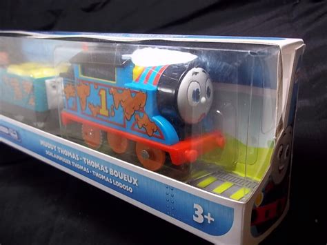 Thomas the Tank Trackmaster MUDDY THOMAS Motorized Engine NEW - Action Figures