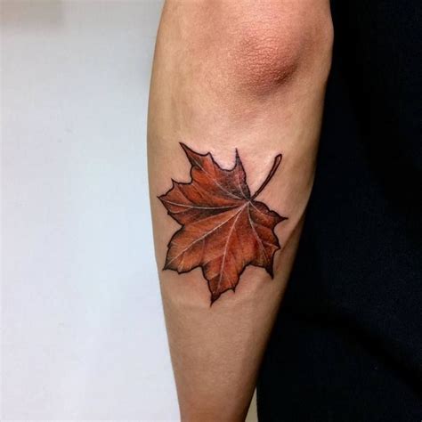 33 Gorgeous Maple Leaf Tattoo Designs Page 2 Of 3 TattooBloq