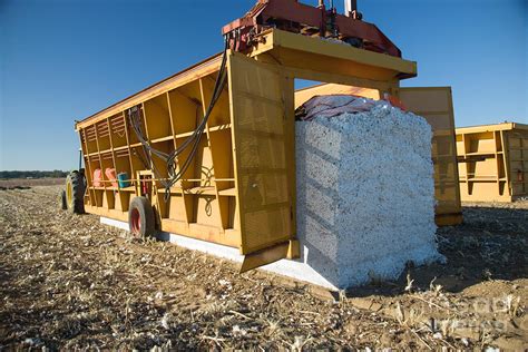 Cotton Module Builder Photograph By Inga Spence Pixels