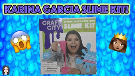 Karina Garcia Craft City Slime Kit Review Youtube