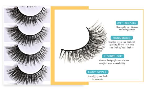 Amazon Qunety Cat Eye Lashes Wispy False Eyelashes Natural Lashes