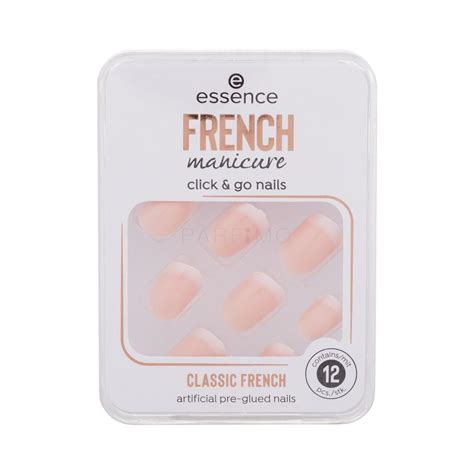 Essence French Manicure Click Go Nails Kunstnägel für Frauen