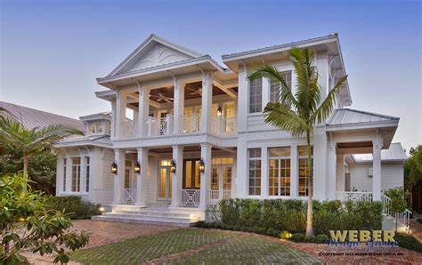 West Indies House Plans: Island Style West Indies Coastal Home Plans