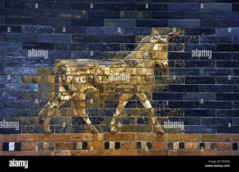 Mesopotamian Art Neo Babylonian Ishtar Gate An Aurochs Pergamon