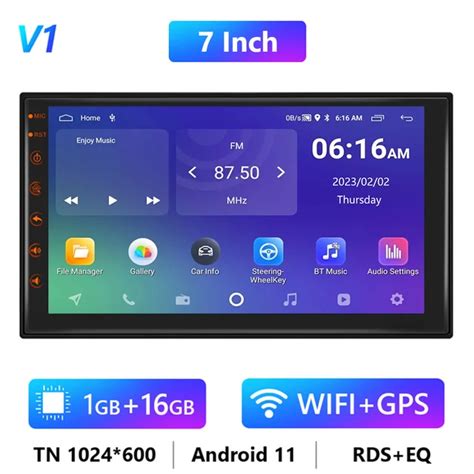 Podofo Android Car Radio Autoradio G Din Universal