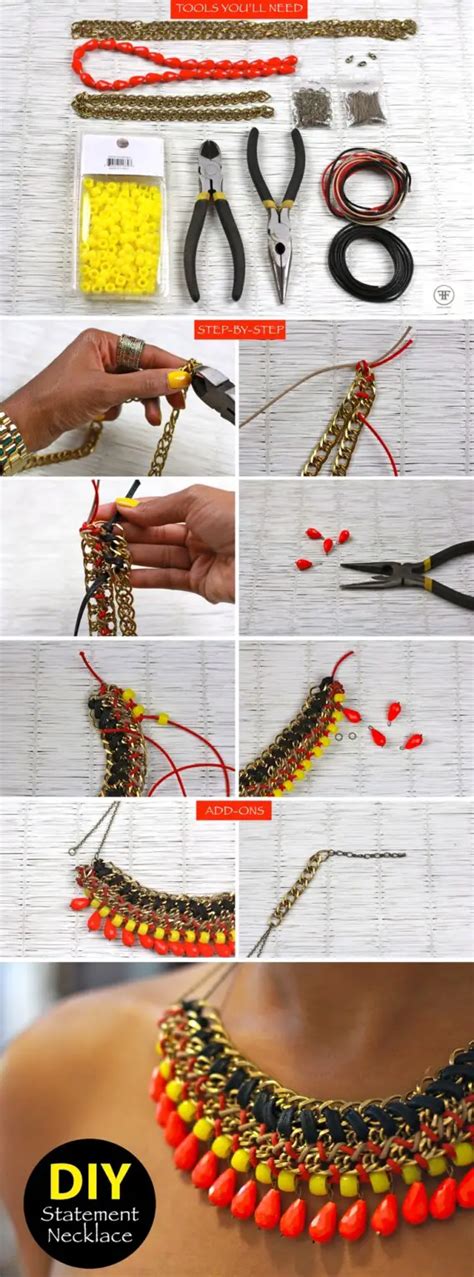 Gorgeous Diy Necklaces Tutorials