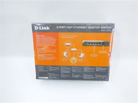 Коммутатор D-Link DES-1005D (Rev. K5) 5 портов Ethernet 10/100 Мбит/сек