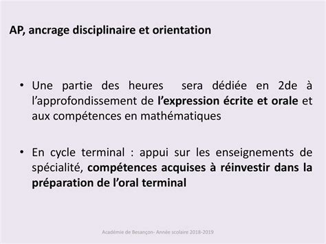 Acad Mie De Besan On Ann E Scolaire Ppt T L Charger