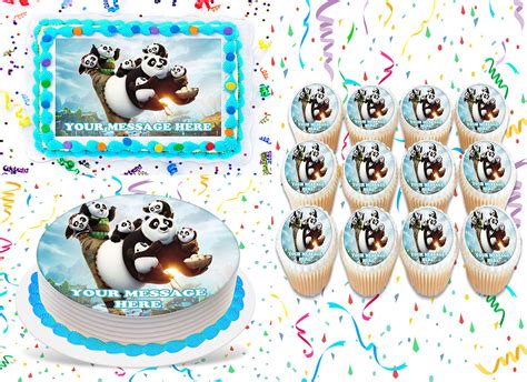 Personalized Red Panda Birthday Cake Topper Red Panda Cake Topper