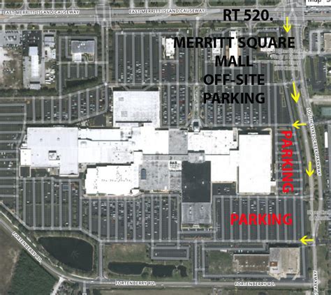 Merritt Island Square Mall Parking Map 2018 - Space Coast Marathon ...