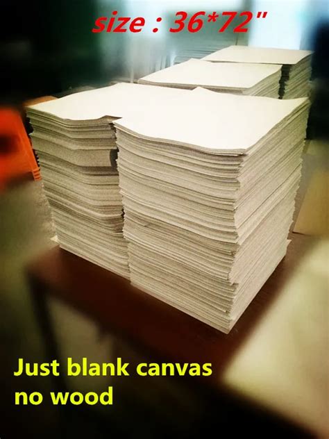 36*72in High grade quadruple primed 400gsm linen canvas roll canvas fabric-in Painting Canvas ...