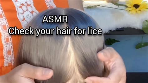 ASMR School Nurse Check Your Hair For Lice Super Tingly No Talking