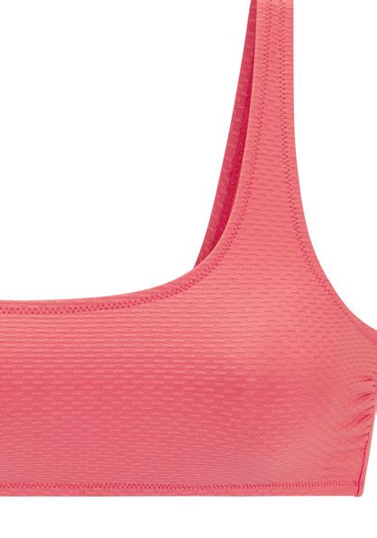 Bruno Banani Bustier Bikini Top Kiara Pfirsich Cup C D 42