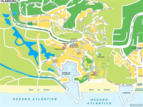 Vilamoura tourist map - Ontheworldmap.com