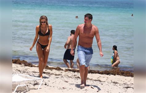 Shirtless Ryan Lochte Bikini Clad Kayla Rae Reid Enjoy The Beach
