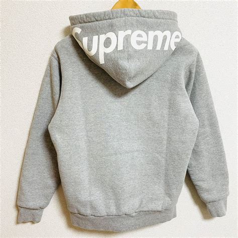 Yahooオークション Supreme Hood Logo Thermal Zip Up Hooded Sweat