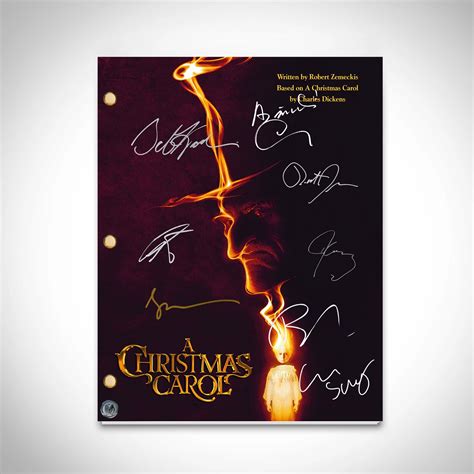 A Christmas Carol (2009) Script Limited Signature Edition | RARE-T