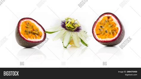 Passion Fruit Cut In Half