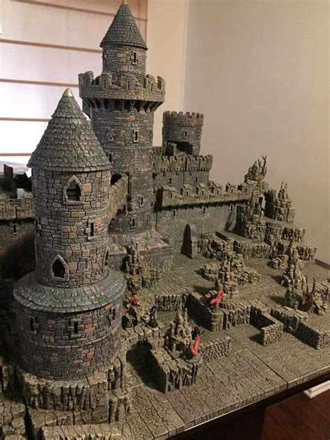 Pin By Ola Wagner On Modell Model Castle Castle Project Wargaming