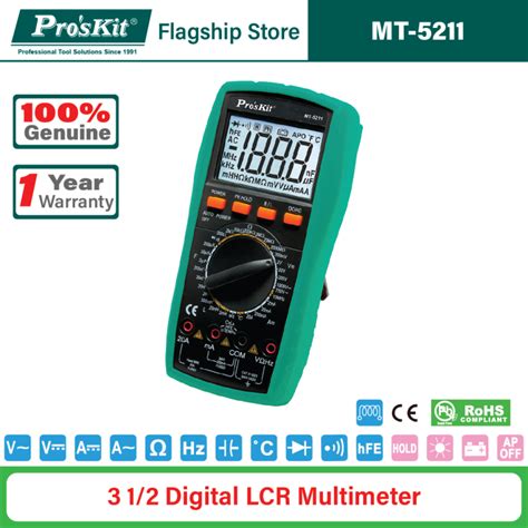 Pro Skit Mt Digital Lcr Multimeter Lazada