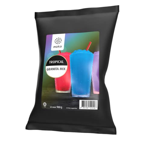 Moka Tropical Granita Mix Moka Profressional