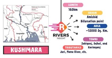 Barak River: Map & Origin with Tributaries - Rivers Insight