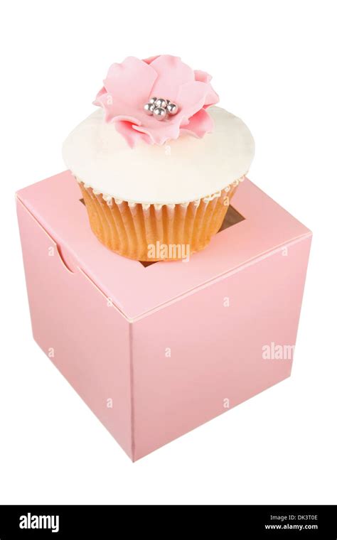 Cupcake on Box Stock Photo - Alamy