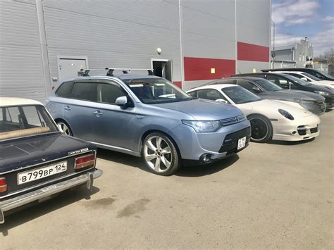 R21 на outlander 3 gg2w И рейлинги LUX — Mitsubishi Outlander PHEV, 2 л ...
