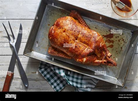 Easy Roast Duck Stock Photo - Alamy