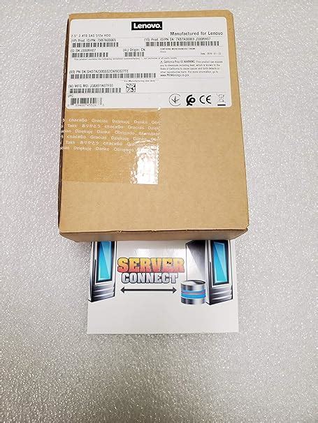 Amazon Lenovo Xb A Think System Tb K Sas Gb Hot Swap E Hard Drive