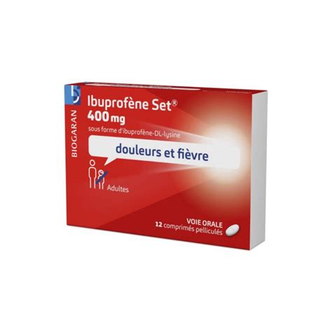 Ibuprofene Set Mg Comprim S Pellicul S Douleurs Et Fi Vre