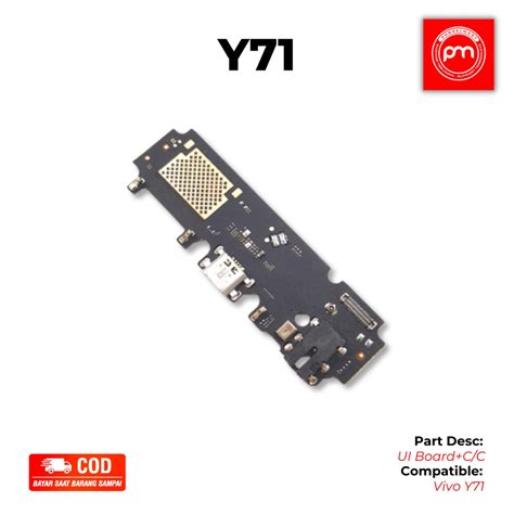 Jual UI Board Konektor Cas Connector Charger Papan Concas Vivo Y71