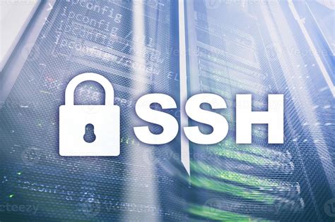 ssh protocolo y software de shell seguro concepto de protección de