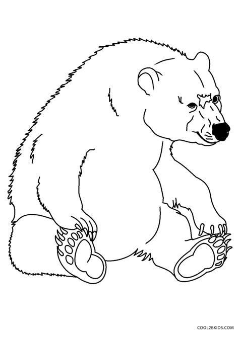 Bear Claws Cool Coloring Pages