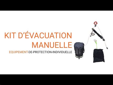 Kit universel d évacuation manuelle