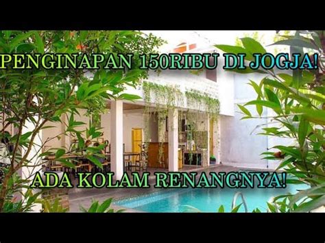 Vlog Hostel Murah Di Jogja Dengan Kolam Renang Otu Hostel Dekat