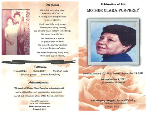 Clara Pumphrey Obituary | AA Rayner and Sons Funeral Homes