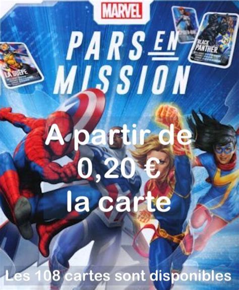 0 20 la carte Marvel Leclerc 2022 au choix complète ton album Pars en