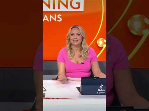 Eleanor Roper Cleavage In Tight Pink Top Sky Sports News