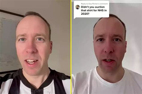 Matt Hancock Wears Newcastle Shirt That Sold For Charity But Explains